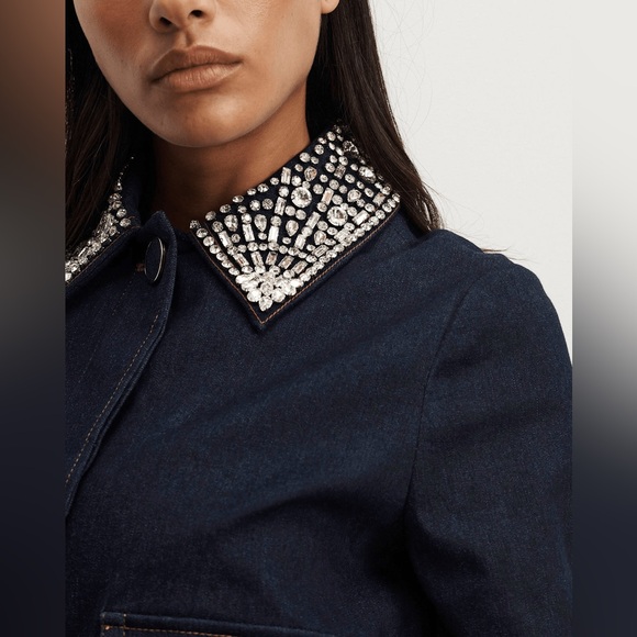 Veronica Beard Barrington Denim Jacket $898 New without tag - Picture 2 of 7